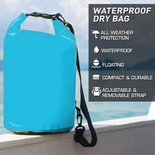 Miniatura 3 de Aduro - Bolsa impermeable para teléfono, flotante, ligera, impermeable, ideal para kayak, rafting, canotaje, natación, campamento, senderismo