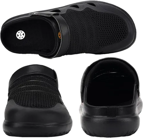 Miniatura 3 de Zuecos de jardín para hombre y mujer, sandalias transpirables para caminar ortopédicas de verano con suela de fascitis plantar