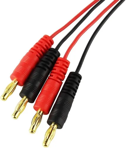 Miniatura 4 de FLY RC Cable de carga de 0.157 in y 0.157 in macho de plátano para JST 20 awg, cable de carga de silicona suave, 11.8 in, piezas Lipo