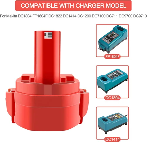 Miniatura 6 de Paquete de 2 baterías de repuesto de 14.4V 3.5Ah 1434 1433 PA14 1422 1420 1435 1435F 194172-2 193158-3 192600-1 6233d 6337d 6333d 6933fd D 6228 D