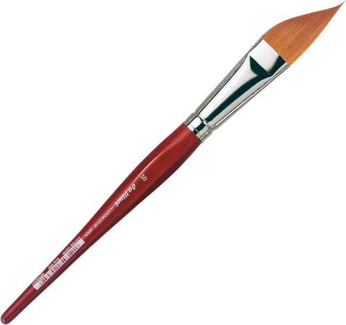 Miniatura 115 de da Vinci Watercolor Series 5580 CosmoTop Spin Pincel de Pintura, Redondo Sintético con Mango Rojo