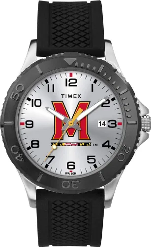 Miniatura 22 de Timex Tribute Men's Collegiate Gamer 42mm Watch – Georgia Bulldogs with Black Silicone Strap Oklahoma Sooners