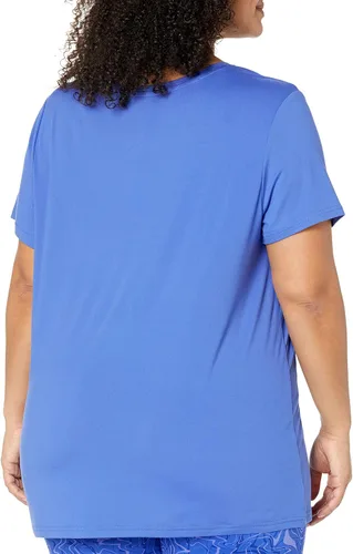 Miniatura 115 de Amazon Essentials Camiseta de manga corta con cuello redondo para mujer, de secado rápido, para entrenamiento, gimnasio, paquete múltiple