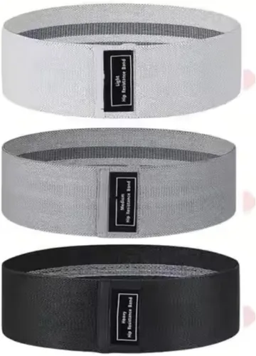 Bandas de tela para glúteos | Banda de ejercicio para piernas y glúteos | Resistencia de tela | Bandas de resistencia de cadera con guía de