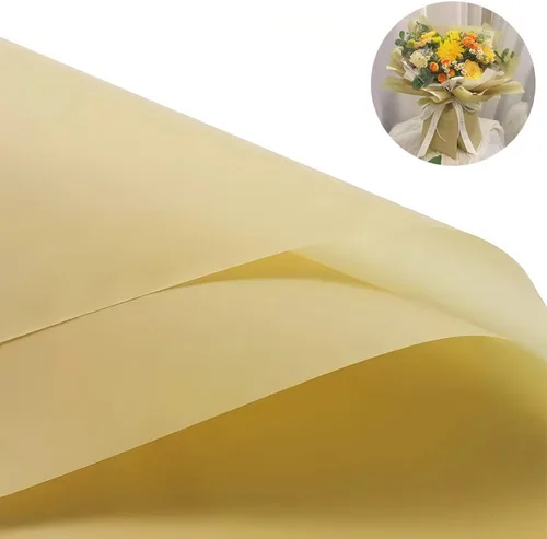 BBJ WRAPS - Papel de envoltura de flores translúcido para florista, resistente al agua, duradero, papel de envoltura de ramo para arreglos florales