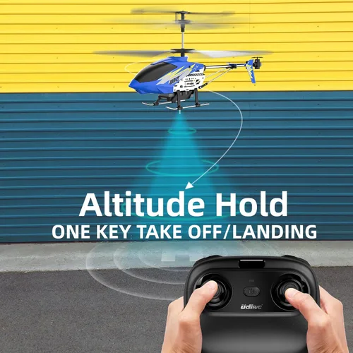 Miniatura 4 de Cheerwing Helicóptero de control remoto U12 con retención de altitud, mini helicóptero RC para adultos y niños, una tecla de despegue/aterrizaje y 2