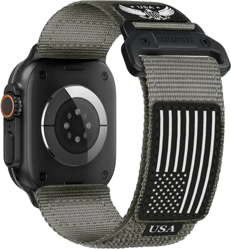 Miniatura 14 de Correa de nylon resistente para Apple Watch para hombres y mujeres de 42 mm, 41 mm, 40 mm, 38 mm, correas de iWatch para hombre, correa deportiva