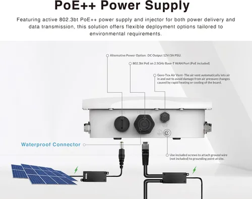 Miniatura 7 de BROWAN Punto de acceso WiFi 6 AX6600 Tri-Band AP MU-MIMO 8 transmisiones espaciales 6 antenas desmontables WPA3 distancia de salto hasta 1000 pies