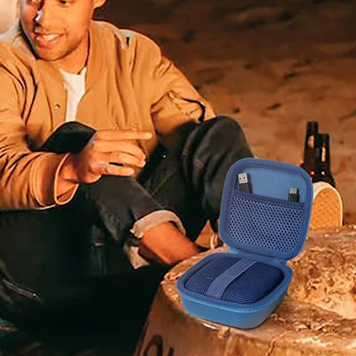 Miniatura 2 de Aenllosi Estuche rígido compatible con altavoz Bluetooth Tribit StormBox Micro/StormBox Micro 2 (azul)