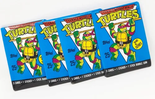 Miniatura 2 de Topps 1990 Teenage Mutant Ninja Turtles Animación Tarjetas 2ª Serie