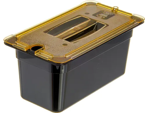 Miniatura 8 de Carlisle FoodService Products Bandeja de alimentos de alta temperatura, contenedor de almacenamiento de alimentos de tamaño 1/3 para servir