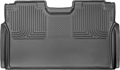 Miniatura 16 de Husky Liners Weatherbeater Alfombrillas de piso, con almacenamiento plano plegable (cobertura completa) segunda fila, 1 unidad, negro - 19361