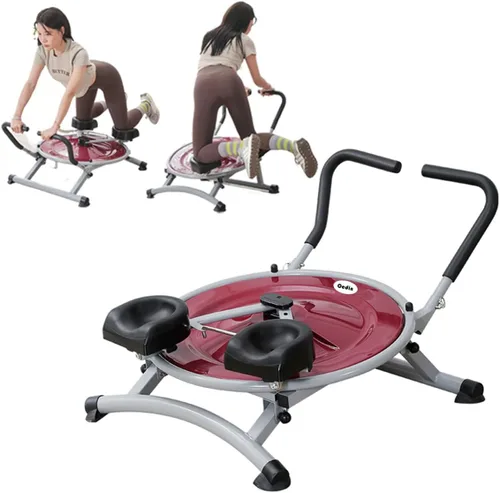 Ab Circle Pro Fitness Turntable Entrenador Abdominal - Equipo de Core para Gimnasio en Casa con Almohadilla Arrastrable Rotatoria