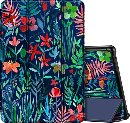 Miniatura 14 de Fintie Funda delgada para tableta Fire HD 10 (13ª generación, versión 2023) – Funda rígida de triple pliegue ligera con función de encendido