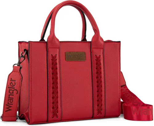 Miniatura 14 de Bolso tote mediano Wrangler para mujer, bolsos de diseñador, bolsos de mano con asa superior y correa