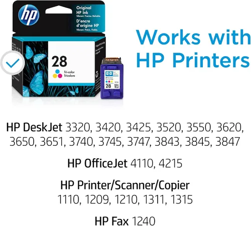 Miniatura 2 de HP 28 Cartucho de Tinta Tricolor C8728AN