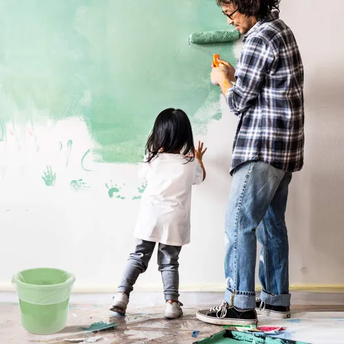 Miniatura 5 de Boao Bolsas de filtro de pintura, bolsas de filtro de pintura de malla fina blanca, filtro de cubo desechable para pintura, jardinería, protección