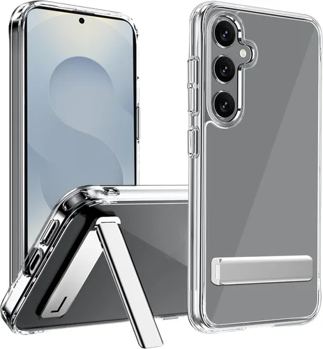 Miniatura 14 de CEDO - Funda con soporte para Samsung Galaxy S22 Ultra, ajustable en 3 direcciones con soporte de metal, parachoques a prueba de golpes de grado