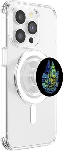Miniatura 4 de Star Wars Millennium Falcon Tie Dye Galaxy Fill PopSockets PopGrip: agarre intercambiable para teléfonos y tabletas PopSockets MagSafe PopGrip
