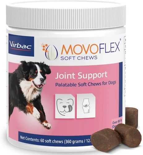 Miniatura 8 de MOVOFLEX - Masticables suaves para el apoyo de cadera y articulaciones para perros pequeños, 60 unidades de Virbac