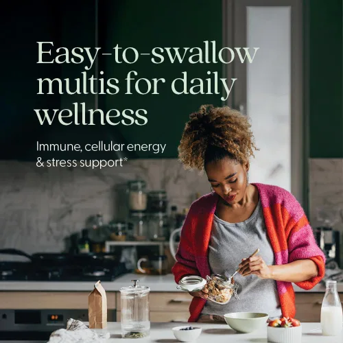 Miniatura 2 de New Chapter Tiny Tabs Multivitamínico con más de 20 nutrientes para el sistema inmunológico, energía celular y apoyo al estrés, incluyendo vitamina