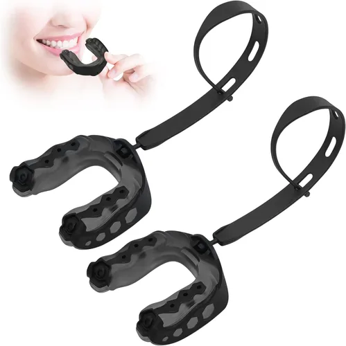 Paquete de 2 protectores bucales de fútbol, suave para jóvenes, protector bucal deportivo profesional para boxeo, baloncesto, artes marciales