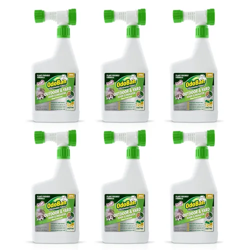 Miniatura 9 de OdoBan Eliminador de olores para exteriores y patios, fórmula respetuosa con las plantas, fabricado en los Estados Unidos, aroma fresco y limpio