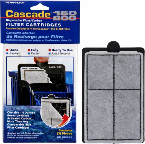 Miniatura 7 de Penn-Plax CPF6C3 Cascade Hang-on Power Filter Medios de repuesto - Paquete de 1 (3 unidades)