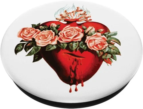 Miniatura 2 de Inmaculado Corazón de la Virgen María Católica PopSockets PopGrip: Agarre intercambiable para teléfonos y tabletas