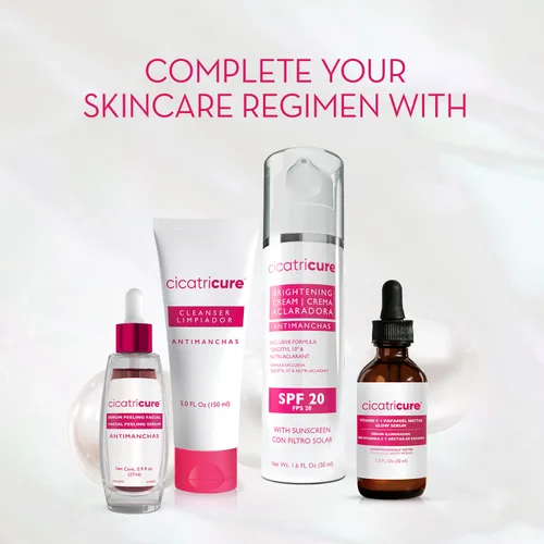 Miniatura 9 de Cicatricure Crema Hidratante Facial Iluminadora Antimanchas, Resultados en 4 semanas, Crema Desvanecedora para Manchas Oscuras con Ácido