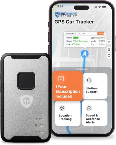 Brickhouse Security Spark Nano 7 GPS Tracker para vehículos – Dispositivo de seguimiento de automóviles encubierto y rastreador GPS de flota –