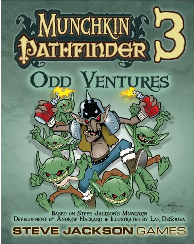 Miniatura 2 de Steve Jackson Games Munchkin Pathfinder 3 Odd Ventures, verde