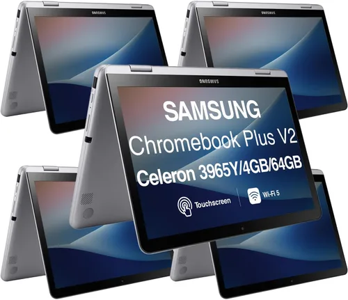 Miniatura 10 de Laptop Samsung Chromebook Plus V2 Business 2 en 1 con pantalla táctil de 12.2 pulgadas, pantalla WUXGA
