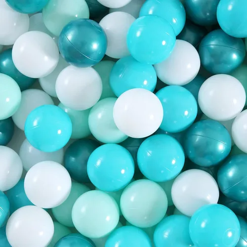 Miniatura 25 de Bolas de pozo de bolas Realhaha 50 100 200 500 Bolas de juego de plástico para bebés, niñas, niños pequeños, tienda de campaña, piscina, sala