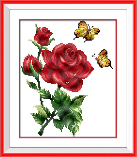 Miniatura 10 de ITSTITCH Kits de punto de cruz estampados para principiantes, gama completa de punto de cruz con patrón preimpreso para niños o adultos, kits