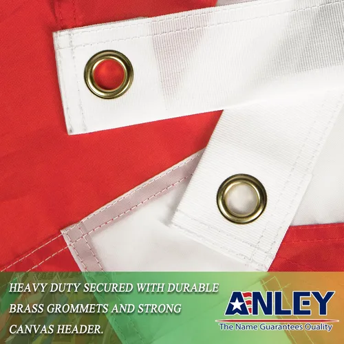 Miniatura 4 de Anley EverStrong Series - Bandera de Francia de 3 x 5 pies resistente, rayas bordadas y cosidas, 4 filas de costuras de cerradura, banderas