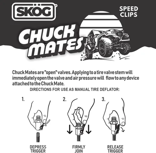 Miniatura 3 de SKÖG Chuck Mates - Clip de velocidad de flujo abierto
