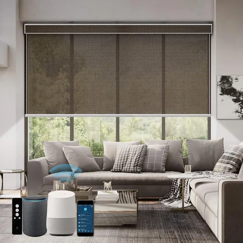Miniatura 63 de SmartWings Persianas Motorizadas con Filtro de Luz, Compatible con Matter Thread Homekit Z-Wave Alexa Google, Persianas con 70% de Opacidad Safari