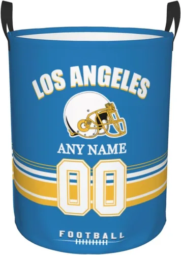 Miniatura 34 de Cesta de lavandería Philadelphia, cesta de lavandería personalizada estilo fútbol, cesta de almacenamiento plegable personalizada con nombre