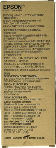 Miniatura 3 de Epson DURABrite Ultra R02L420 - Paquete de tinta de capacidad estándar, color amarillo y original de Epson - Tinta - Cartucho Magenta Modelo R02L320