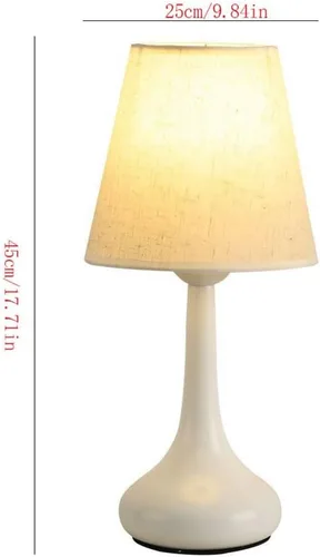 Miniatura 2 de BGGJJ Lamp for Desk Retro Fabric Table Lamp Bedroom High-end Warm Atmosphere Bedside Table Lamp Desk Lamps for Home Office