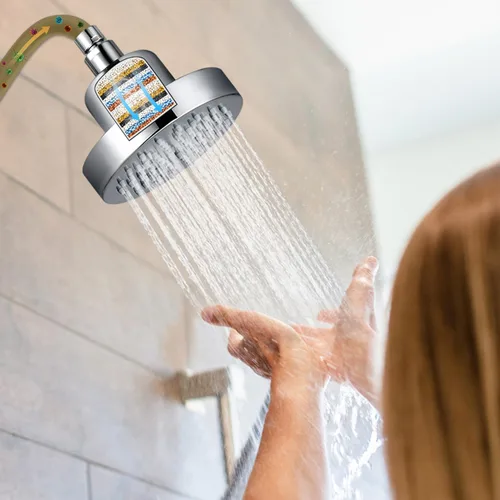 Miniatura 6 de G-Promise Paquete de 3 cartuchos de repuesto de filtro de ducha de 16 etapas para agua dura, universalmente compatible con cualquier diseño similar
