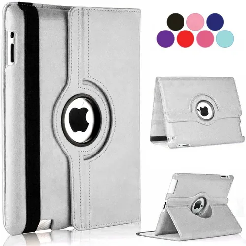 Miniatura 12 de Vultic Funda giratoria para iPad mini 1/2/3, soporte de 360 grados [apagado automático/activación] Folio PU cuero Smart Cover (negro)