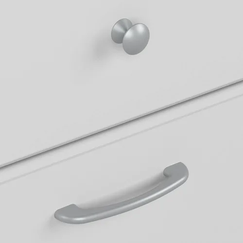 Miniatura 5 de Bush Furniture Cabot - Escritorio de oficina de 60 W para oficina en casa con almacenamiento y herrajes cromados, elegante mesa de computadora