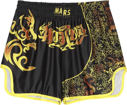 Miniatura 3 de MSemis Pantalones cortos de Muay Thai para hombre, para adultos, para lucha contra las artes marciales, pantalones cortos de kickboxing