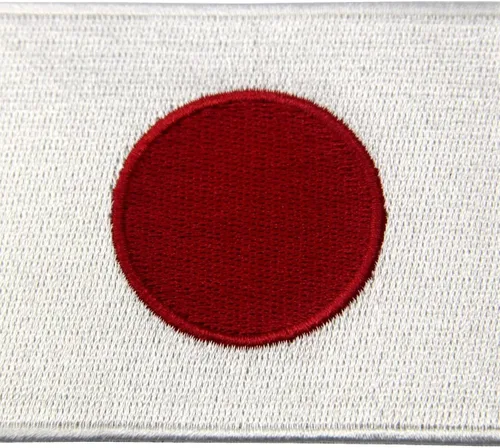 Miniatura 2 de Parche bordado con bandera de Japón con emblema nacional japonés para coser