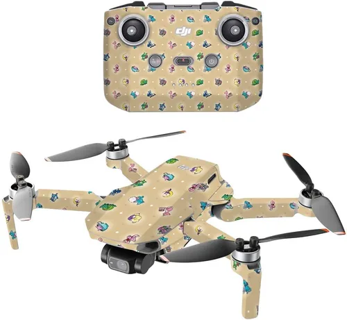 Miniatura 8 de MightySkins Compatible con DJI Mini 2 Dron portátil – Panda Hello Funda protectora de vinilo duradera y única Fácil de aplicar, quitar y cambiar