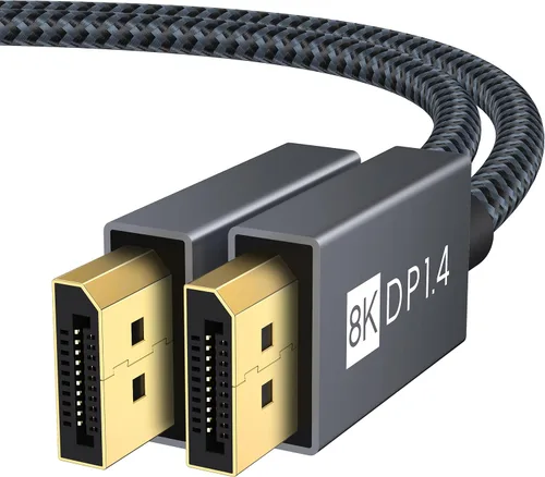 Miniatura 16 de IVANKY Cable DisplayPort 8K 1.4, cable DP certificado VESA de 6.6 pies (8K @60Hz, 4K @240Hz, 2K @240Hz) HBR3 compatible con 32.4 Gbps, HDR, HDCP