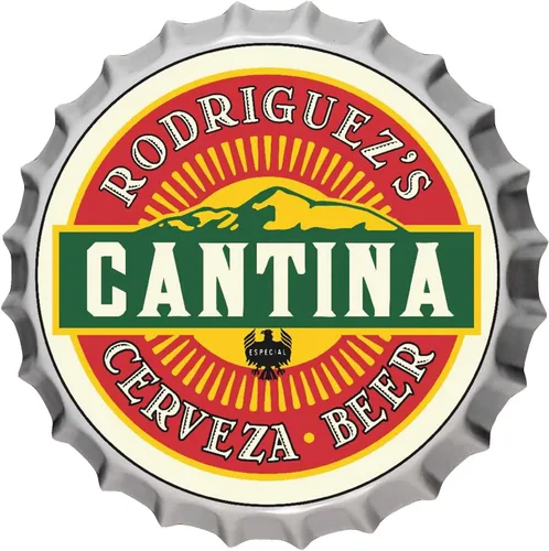 Miniatura 13 de Letrero personalizado para tapa de botella de cerveza (agujero 19), letreros de barra personalizados de metal de estaño para colgar en la pared