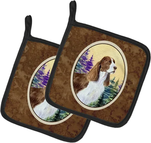 Miniatura 63 de Caroline's Treasures SS8617PTHD - Juego de soportes para ollas de cocina resistentes al calor, almohadillas calientes para horno para cocinar, Husky